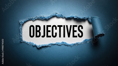 Objectives word for goals and targets