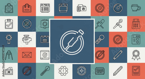 Compass Icon representing navigation and direction in business.