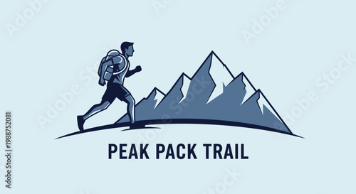 Summit Ascent: A Graphic Depiction Of Mountain Hiking And Adventure Pursuits