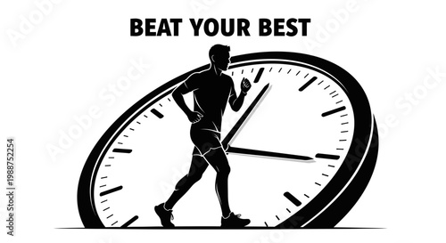 Striving For Excellence: Athlete Outpacing Time In Pursuit Of Personal Bests