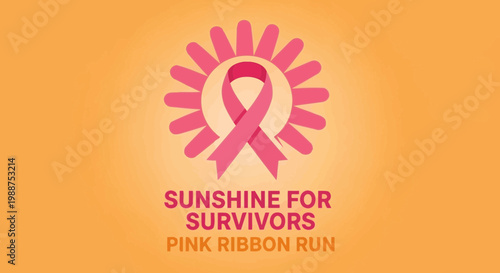 Sunshine For Survivors Pink Ribbon Run Charity Event Celebrating Strength And Hope With Awareness