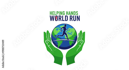 Supporting Global Run: A Visual Emblem of Unity and Worldwide Endurance