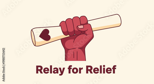 Symbolic Hand Holding Scroll For Relief Initiative, Heart for Hope Concept, And Community Support