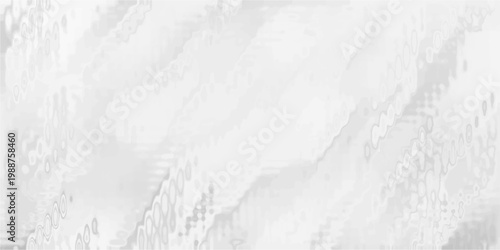 Abstract light grey and white wavy textured background with diagonal flowing lines and subtle pixelated details for sophisticated design