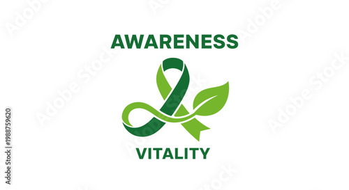 Symbolic Representation of Health, Awareness, and Vitality Symbolizing a Supportive Cause