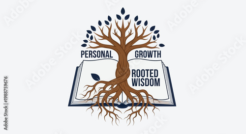 The Tree Of Knowledge For Personal Growth And Wisdom Rooted Deep