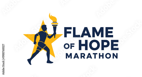 Torchbearer Races Towards the Future, Leading the Flame of Hope Marathon Forward