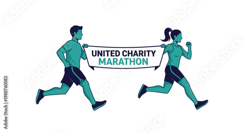 United Charity Marathon: Dynamic Duo Inspiring Fitness And Community Spirit Together
