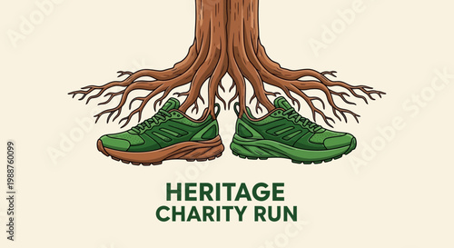 Symbolic Sneakers Rooted in Heritage for a Meaningful Charity Run