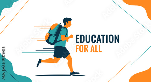 Universal Education Concept Depicted, Promoting Learning, Opportunity, And Growth