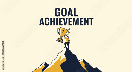 Triumphant Ascent: Awarding Success, Reaching Peaks, Celebrating Achievement, Victory