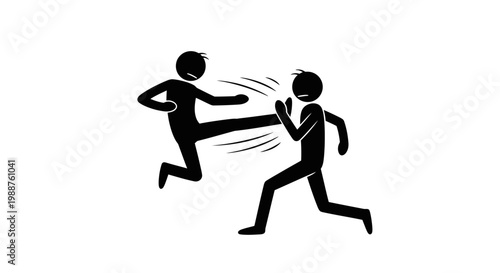 Two people running in motion fast.