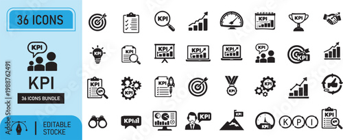 vector icon set for web and business communication design featuring symbols for finance social media mail calendar map phone home car internet and media and kpi