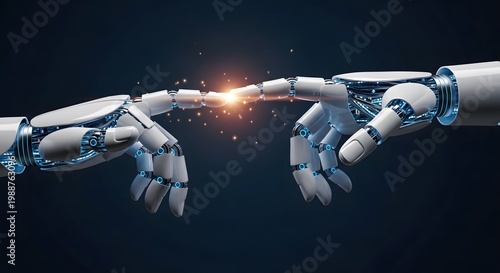 robot and space