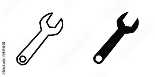 Comparison of a standard wrench and a ring spanner with different head designs