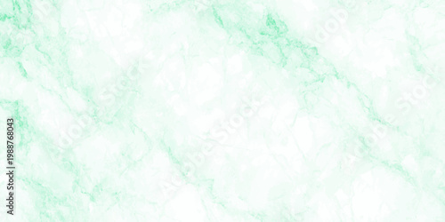 Mint green marble texture background with soft white and green veins for design and decoration