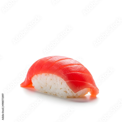 A red and white soccer ball with a textured surface pattern isolated on white background