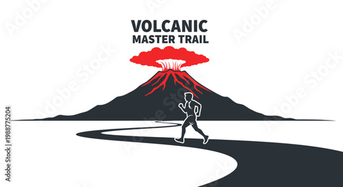 Volcanic Master Trail: A Runner's Challenge Along An Active Volcano Route