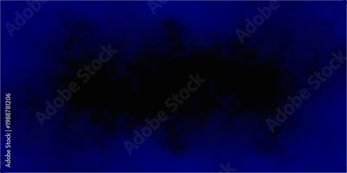 Dark blue and black abstract watercolor texture background with moody smoky atmospheric paint splash effect