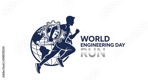 World Engineering Day Runner Athlete Global Innovation