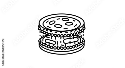 Petri Dish with Bacteria Culture and Microorganisms in Laboratory
