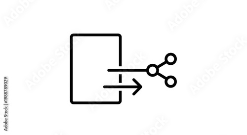 Abstract Icon: Data Export, Information Sharing, and Network Connection