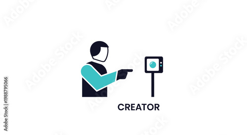 A person creating digital art.