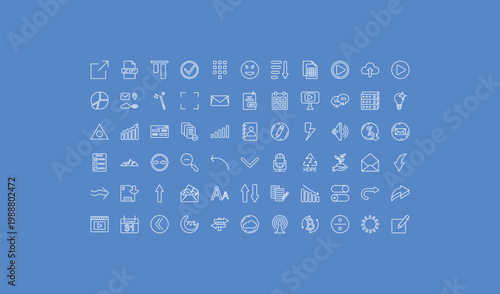 outline user interface icons set - sorting, avi extension, octuber 31. editable vector for web and mobile ui