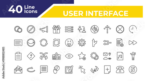 outline user interface icons set - left side alignment, padnote, dollars in a mail. editable vector for web and mobile ui