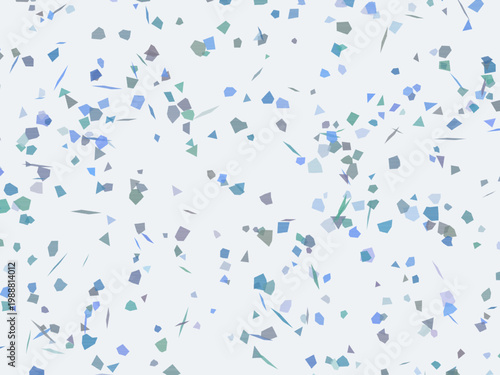 Pastel Terrazzo Texture Scattered Fragments Surface Design