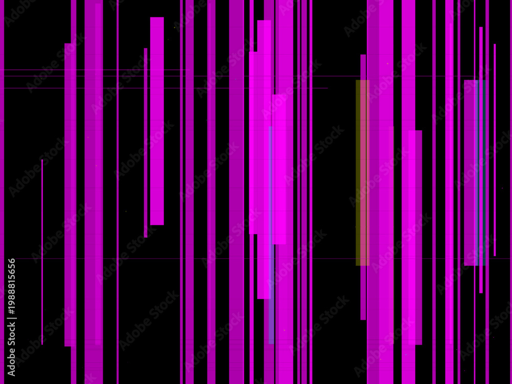 Obraz premium Tech Barcode Glitch Error Digital Pattern Design Backdrop