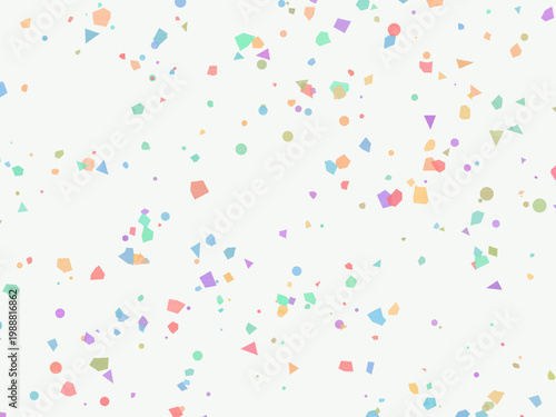 Pastel Terrazzo Texture Scattered Fragments Surface Design