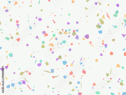 Modern Terrazzo Pattern Colorful Stone Chips Trendy Background