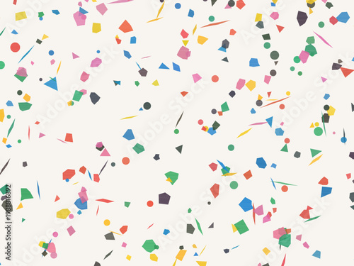 Minimalist Terrazzo Stone Chip Pattern Abstract Vector Background