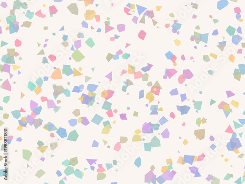 Colorful Terrazzo Fragments Organic Stone Mosaic Background