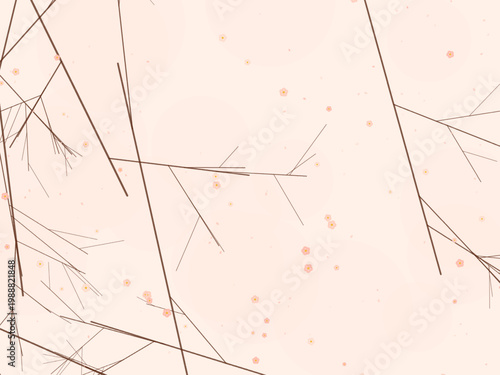 Sakura Cherry Flower Petal Pattern Background