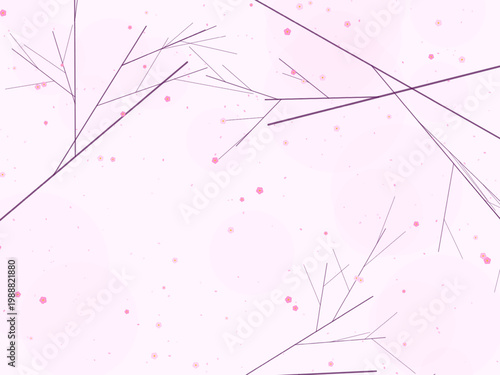 Cherry Blossom Sakura Pink Flower Pattern Design Backdrop