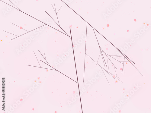 Cherry Blossom Sakura Flower Pattern Spring Background