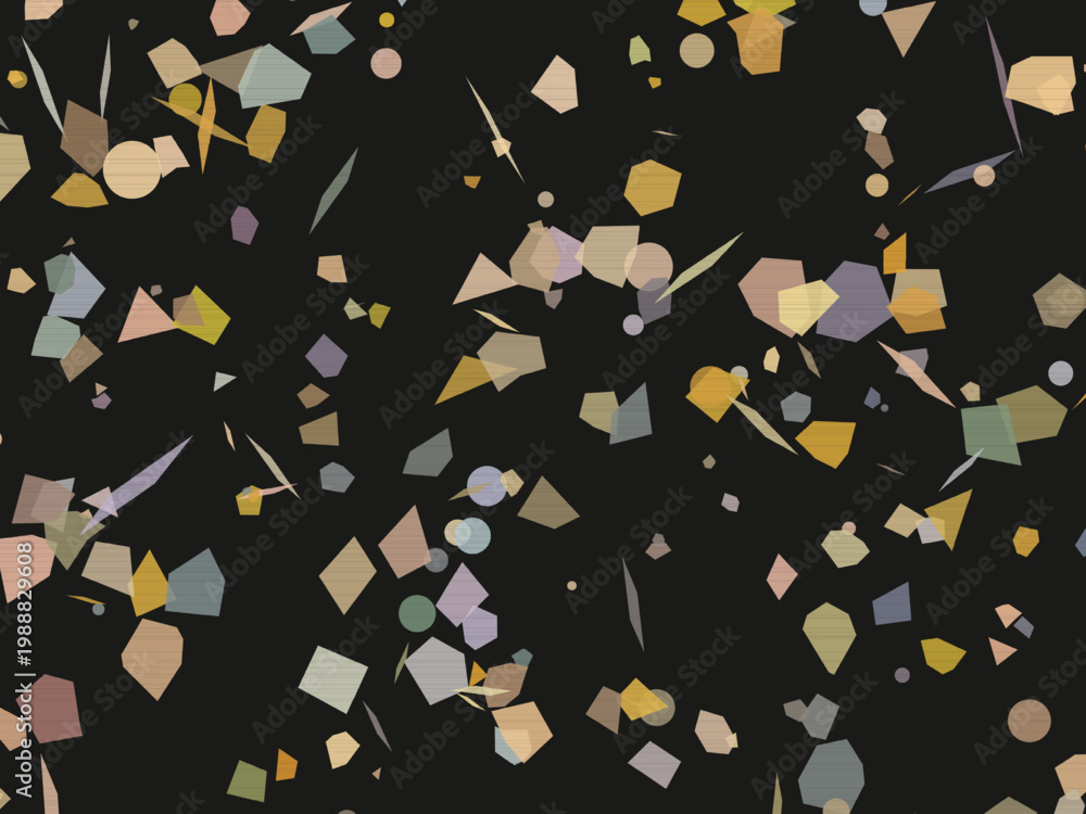 Obraz premium Minimalist Terrazzo Stone Chip Pattern Abstract Vector Background