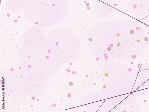 Cherry Blossom Sakura Flower Pattern Spring Background
