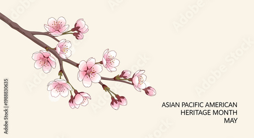 Asian Pacific American Heritage Month celebrated with cherry blossoms, a symbol of spring and renewal