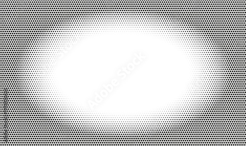 Noise grain halftone background with dotwork gradient pattern. Black and white stipple effect texture. Grainy pointillism dots overlay. Vector grunge design element for print and poster
