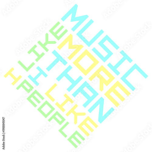 I Like Music More Than I Like People – the most relatable quote for every music obsessed introvert who prefers headphones over humans. Honest, funny and a perfect gift for true music lovers.