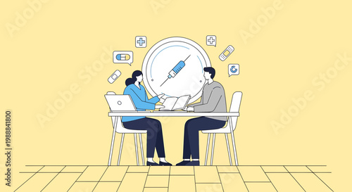 Doctor consulting patient, medical consultation, healthcare, medicine, treatment, doctor's appointment