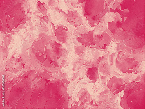 Abstract pink oil paint brush strokes background with thick texture and impasto style for romantic artistic design backdrops.