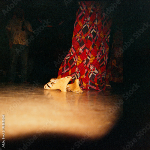 Dancer's Shoes thrown off on the dance floor a at party