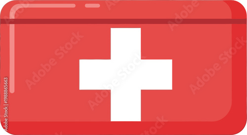 First aid kit symbolizes medical safety and emergency health preparedness.