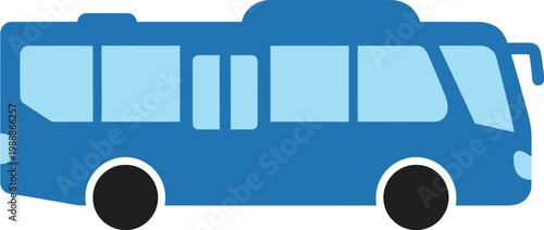 Bus serves as a public transportation vehicle for city transit commuters.