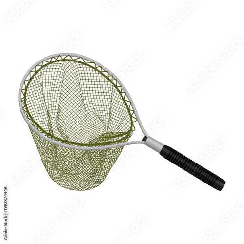 Essential fishing landing net for anglers, perfect equipment for sport and hobby
