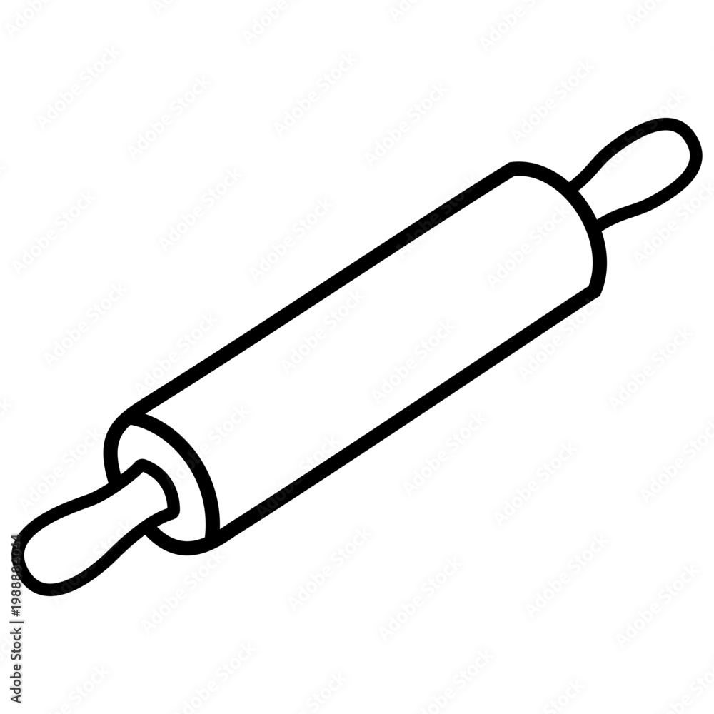 Foto Rolling Pin Vector